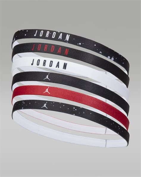 Jordan Elastic Hairbands (6